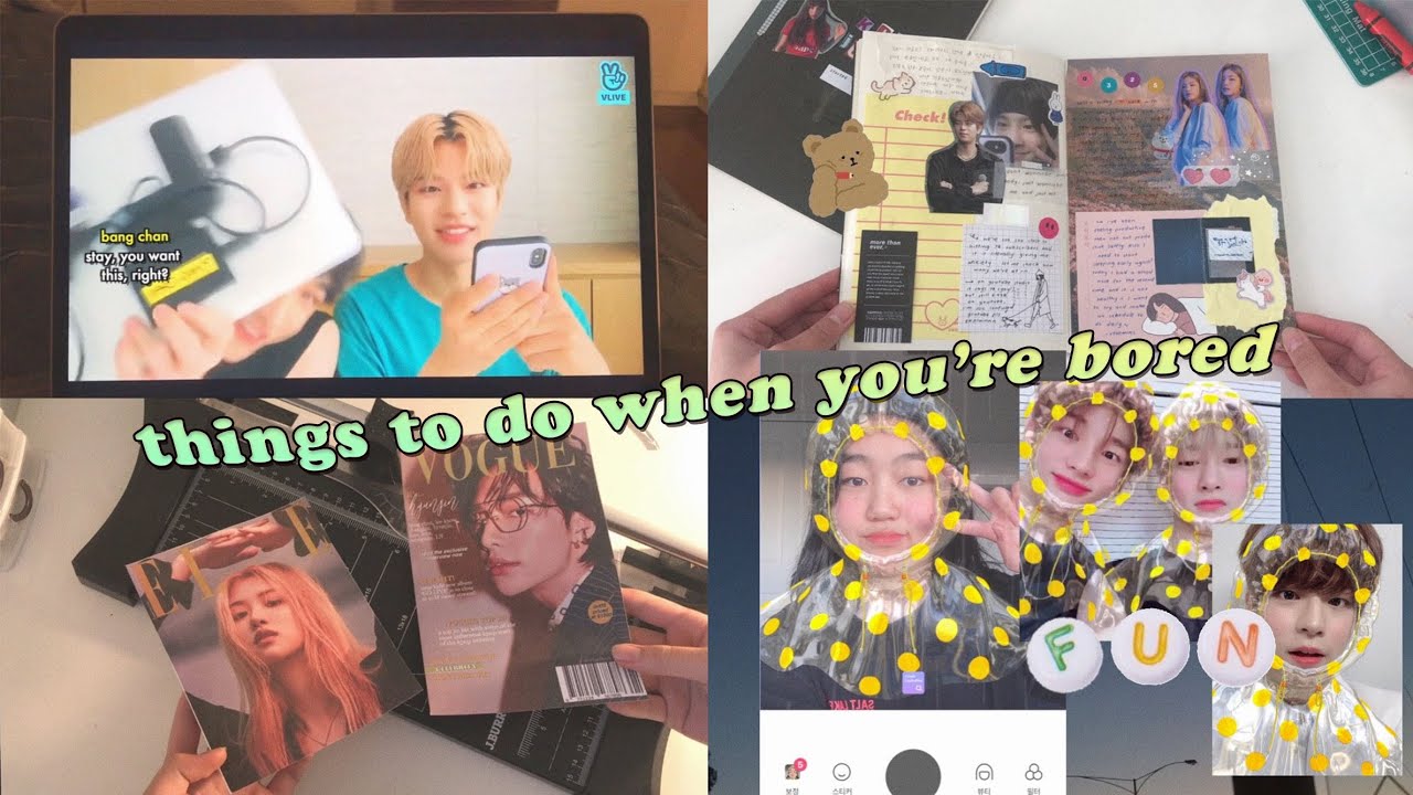 10 things to do when you're bored (in quarantine) - for kpop fans 🦖