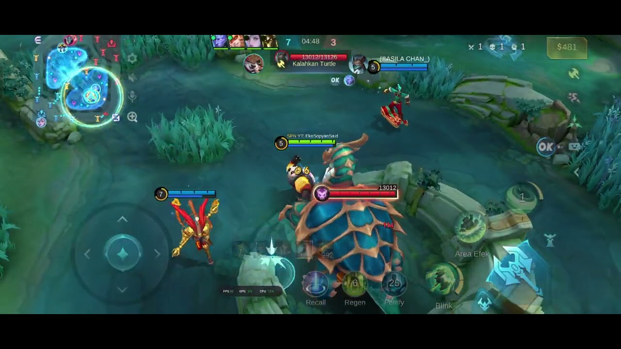 Mobile Legends Bang Bang Akai roam game play 12