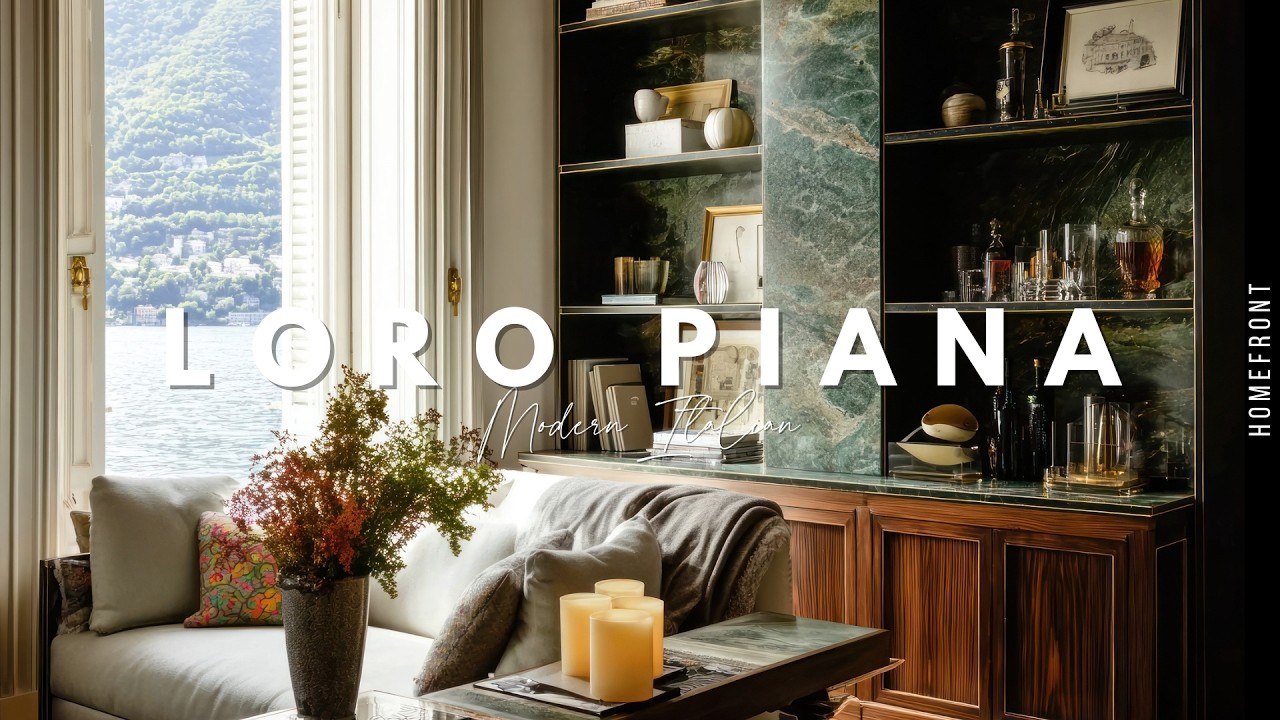Loro Piana Inspired Interiors: The Art of Quiet Luxury in a Lake Como Villa