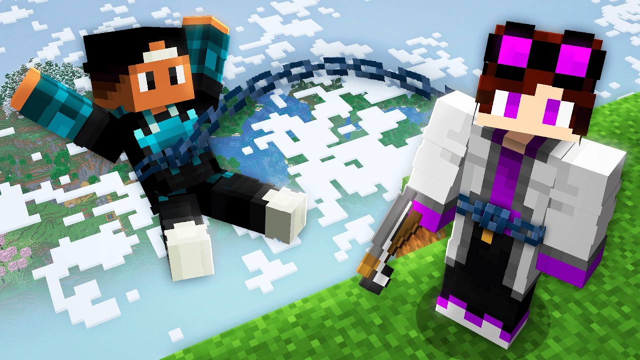 Mendrux ACORRENTADOS JUNTOS ATÉ ZERAR O MINECRAFT