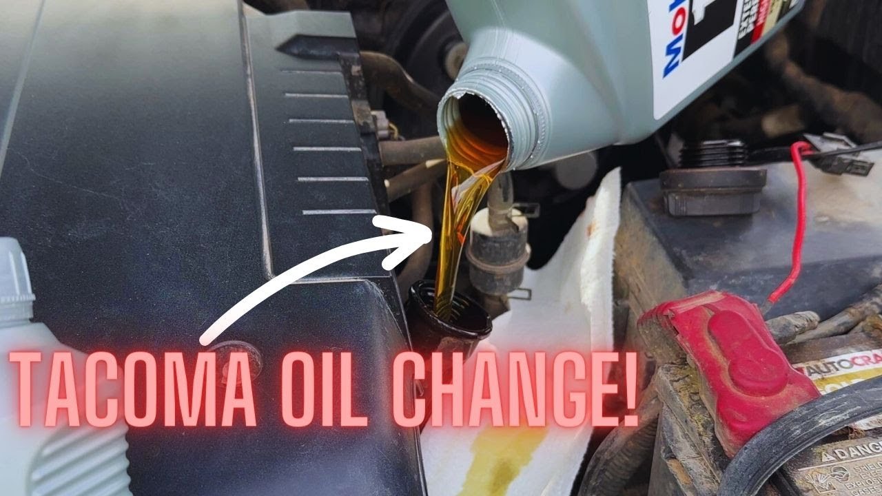 DIY Oil Change On a 2014 (2nd Gen) Toyota Tacoma! | How To Change The Oil In A Tacoma!