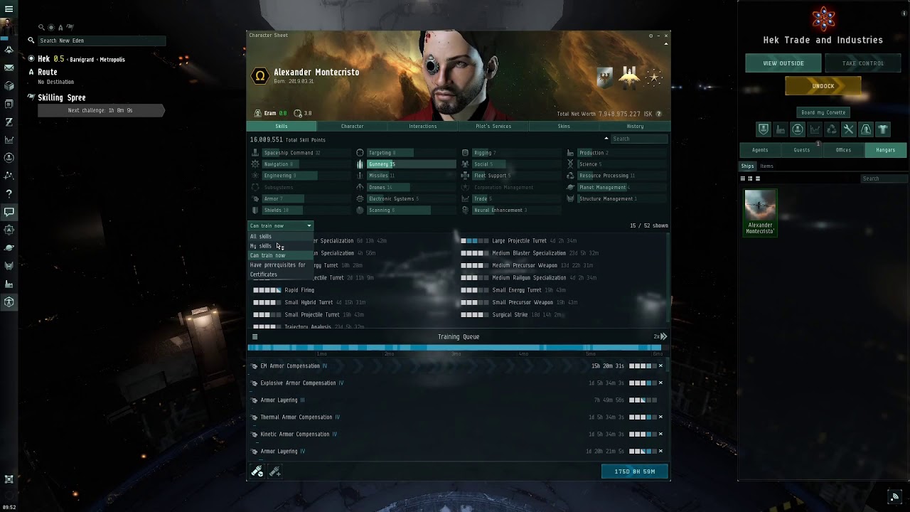 EVE basics ,Magic 14 , Skills , Attributes , Implants , Boosters