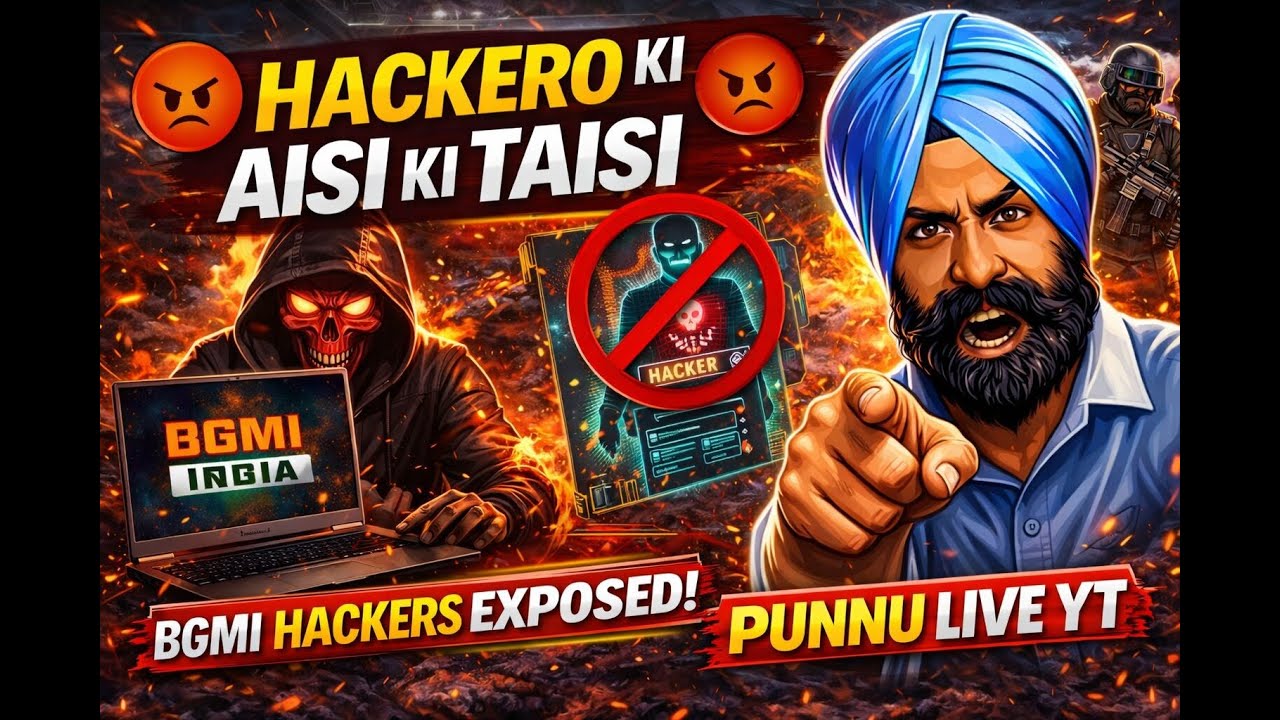 🔥 HACKERO KI AISI KI TAISI 😡 | BGMI HACKERS EXPOSED | PUNNU LIVE YT