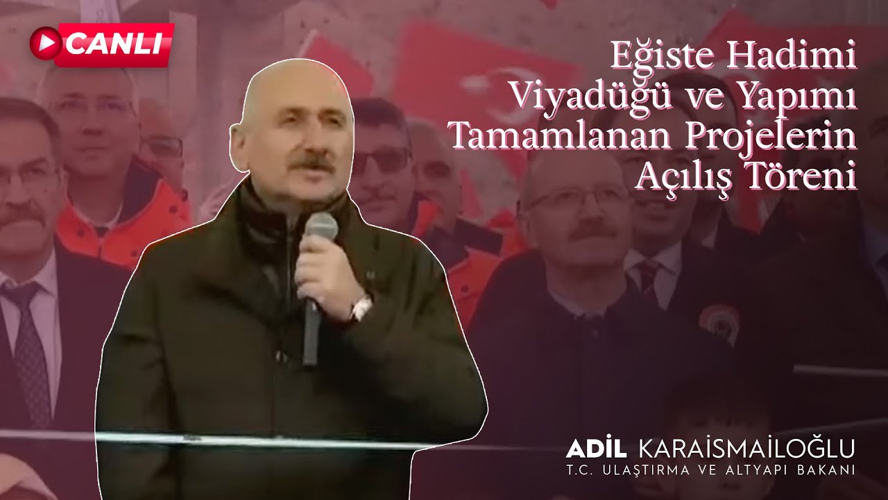 #Canlı | Eğiste Hadimi Viyad&uuml;ğ&uuml; ve Yapımı Tamamlanan Projelerin A&ccedil;ılış T&ouml;reni | Konya