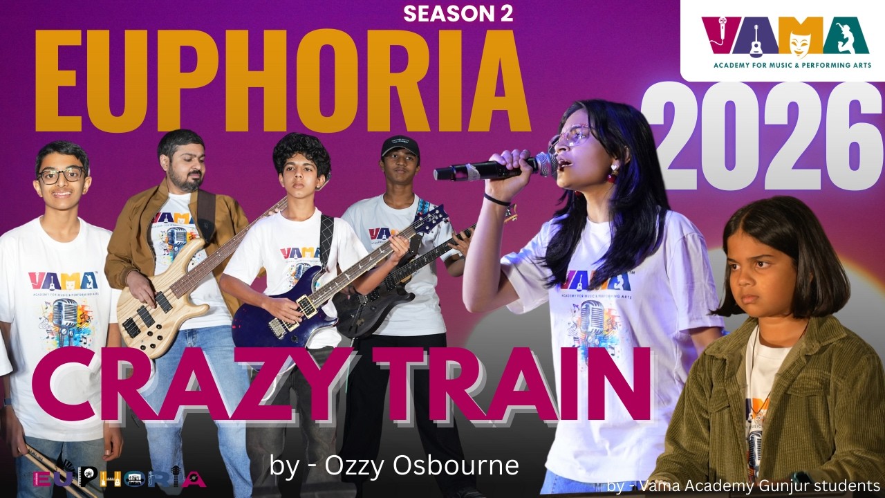 Crazy Train – Ozzy Osbourne Tribute | Vama Academy Gunjur | Euphoria Season 2 - 2026⚡