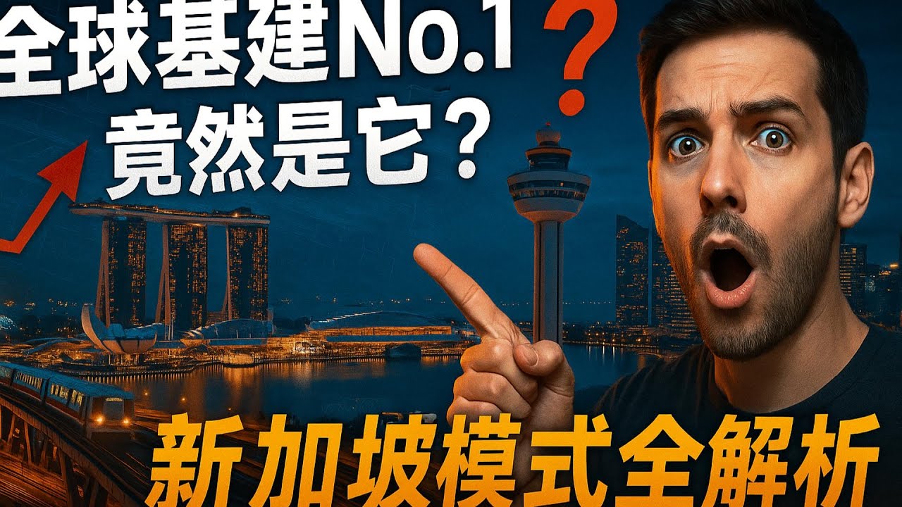 全球基建No 1竟然是它？新加坡基建为何被称为“国家神器”？新加坡模式全解析！