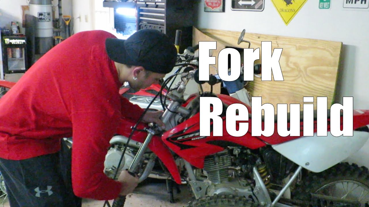 CRF100 Fork Rebuild | Back in the Garage