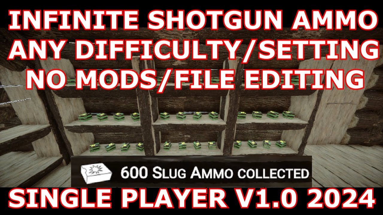 Single Player Shotgun Shell Duplication v1.0  2026 - Sons of The Forest