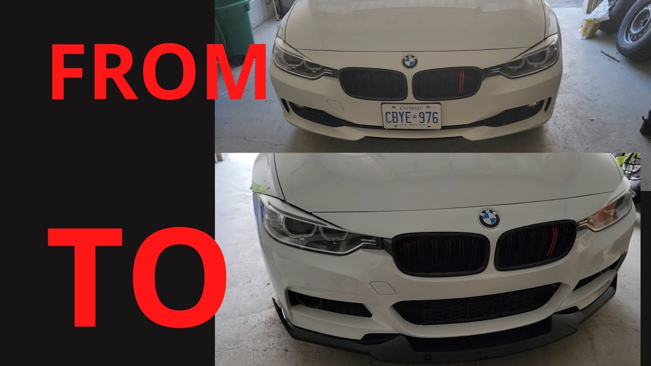 How To Properly Install A M Sport Front Bumper On A BMW F30