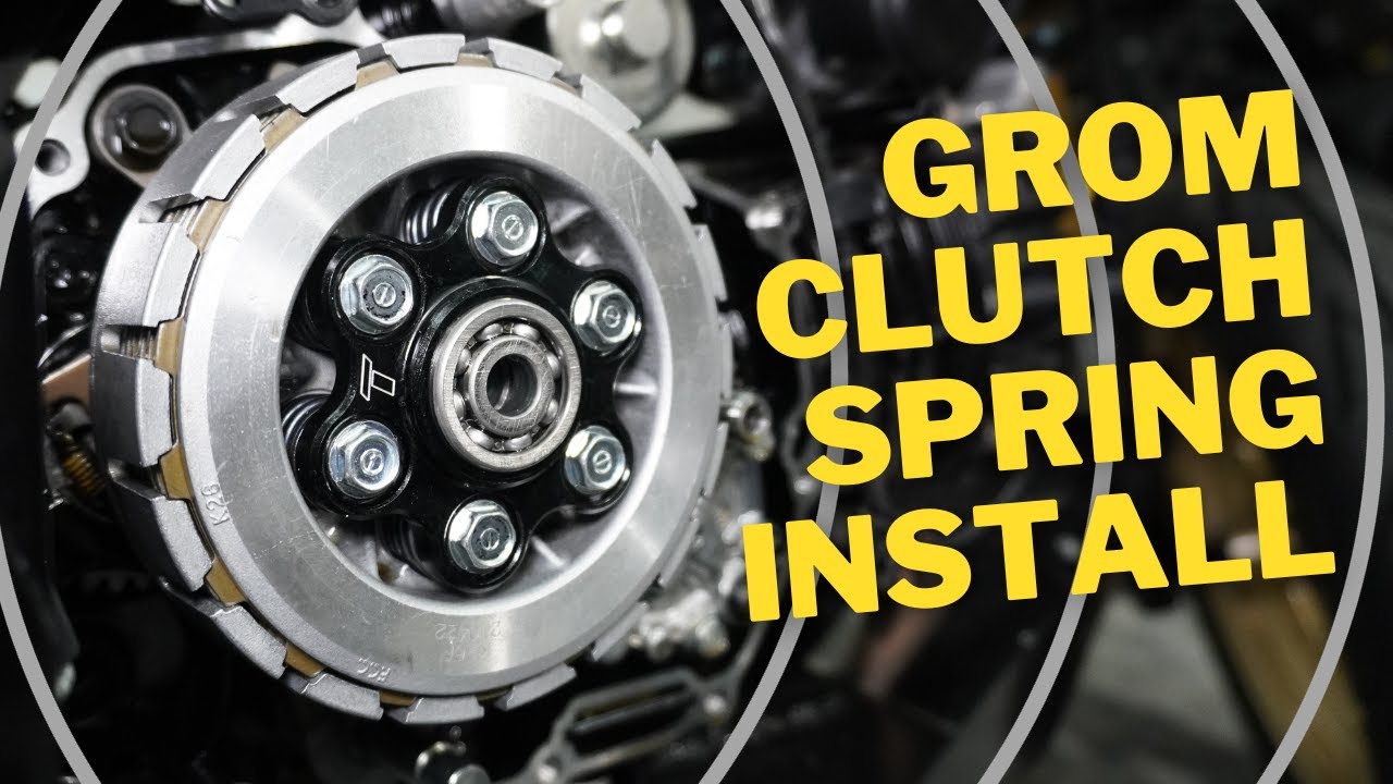 Installing 60% Stiffer Clutch Springs | 2023 Grom Build Part 27
