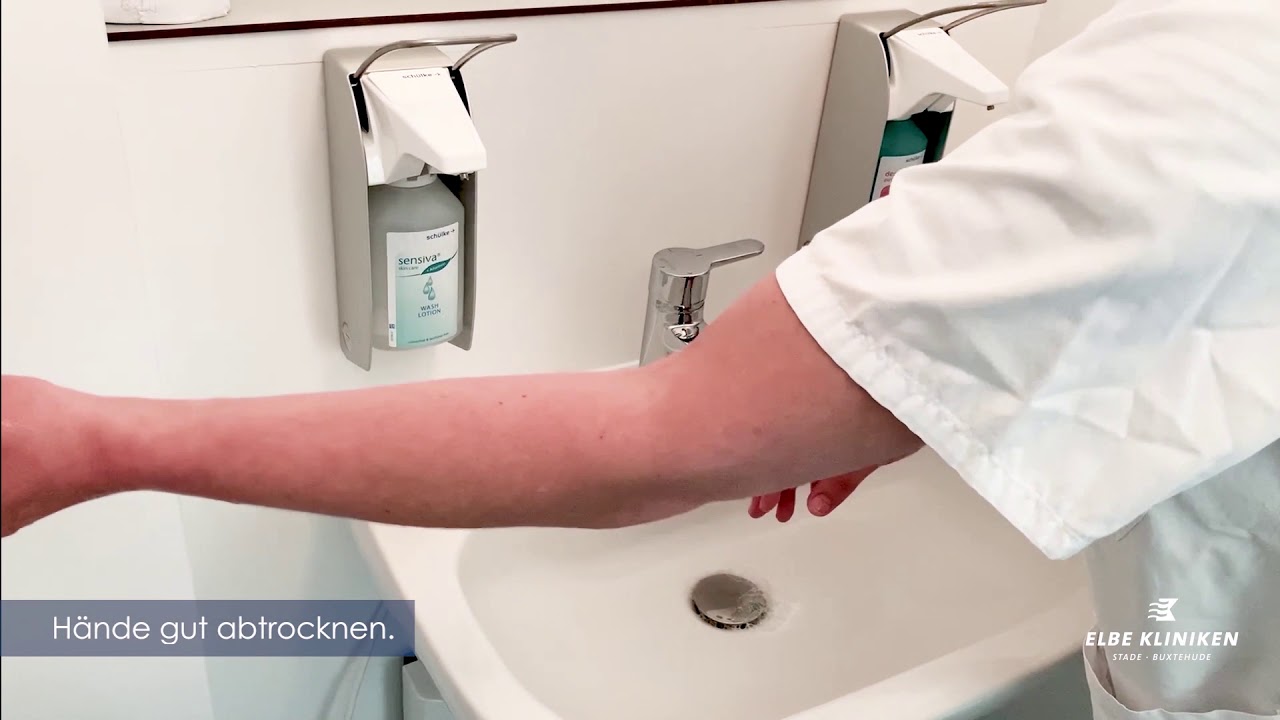 Gute Händehygiene - Richtig Hände waschen und Hände desinfizieren | Elbe Kliniken Stade-Buxtehude