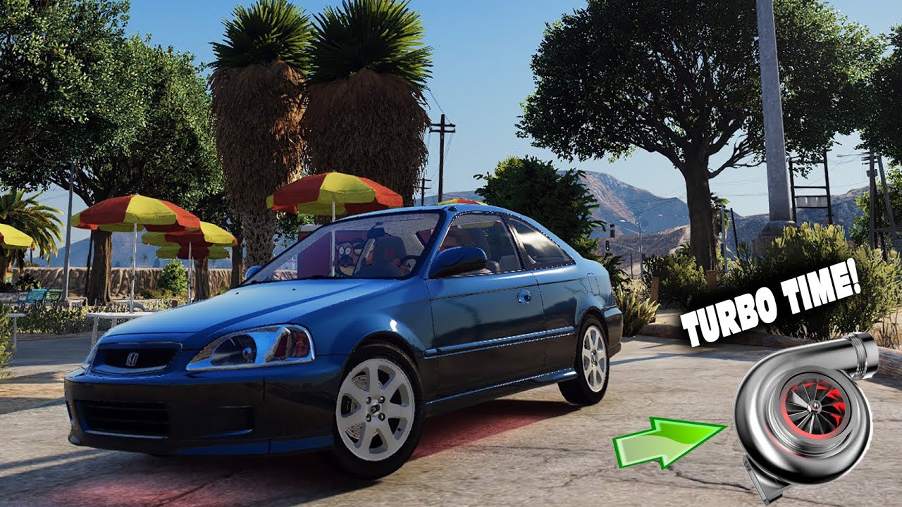 I BOUGHT A CHEAPO HONDA TO PUT A HUGE TURBO ON IT!! - GTA 5 Roleplay - AFG