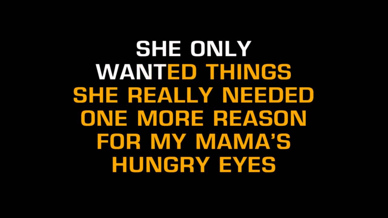 Merle Haggard Hungry Eyes Karaoke