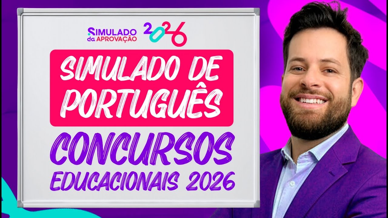 Simulado de Portugu&ecirc;s 2026 | O Que Mais Cai em Concursos Educacionais