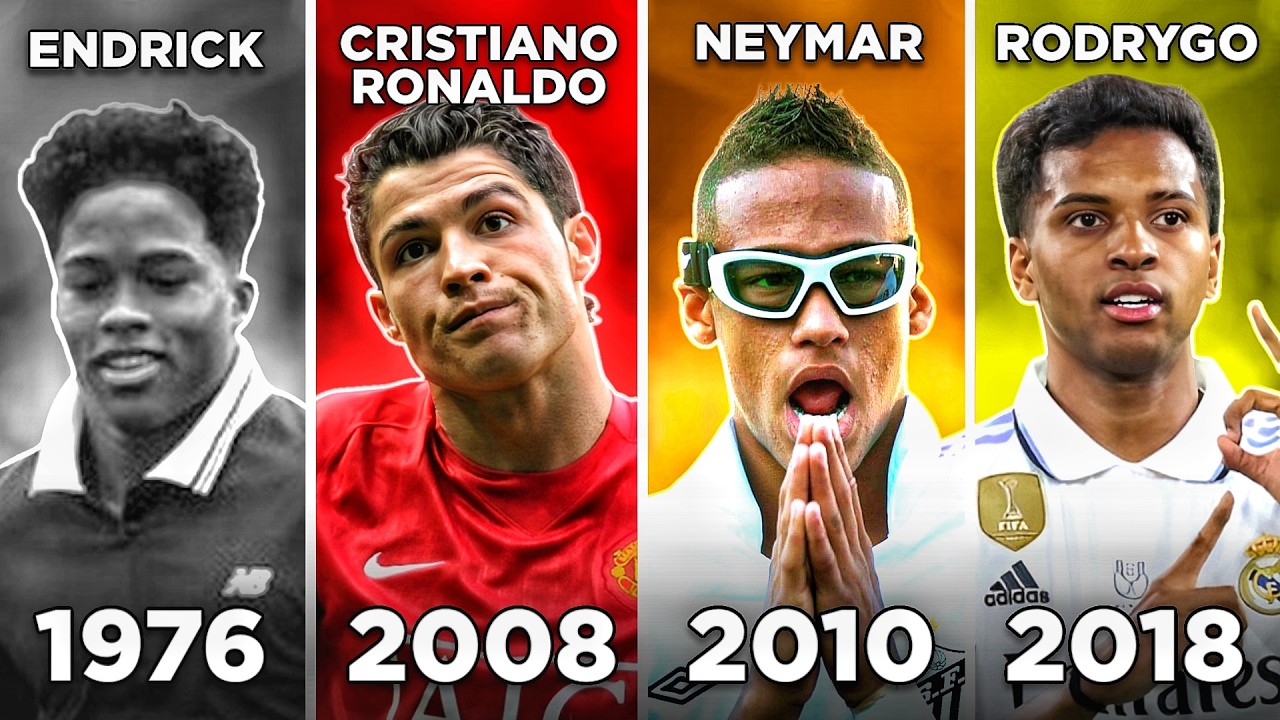 O PRIMEIRO HAT TRICK de CADA CRAQUE MUNDIAL