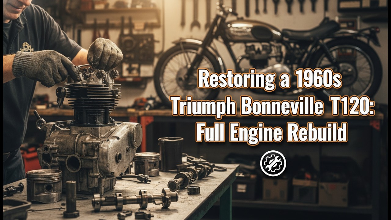 Restoring a 1960s Triumph Bonneville T120: Full Engine Rebuild