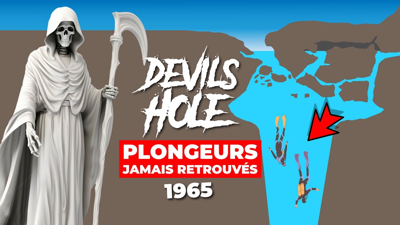 Trou de DEVILS HOLE : 2 plongeurs jamais retrouv&eacute;s et mini-tsunamis