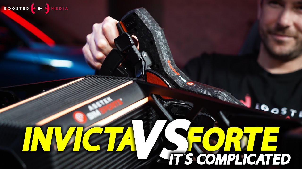 ОБЗОР ПРЯМОЕ ЛИЦО — Asetek SimSports Invicta против Forte Direct Drive Sim Racing Wheelbase