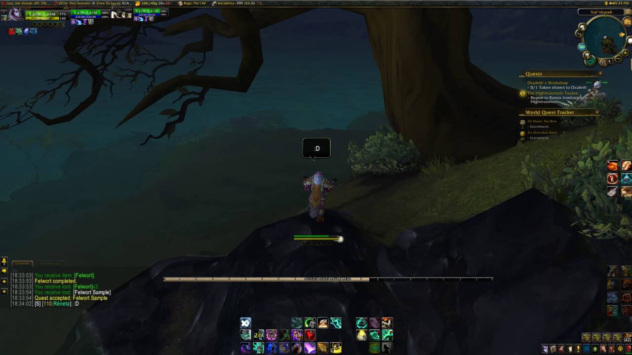 World Quest Herbalism Felwort