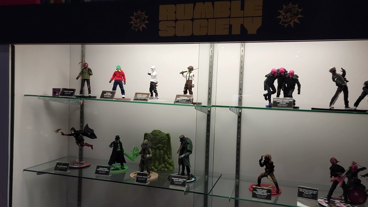 SDCC 2023 Exclusive Figures Rumble Society & Doc Nocturnal from Mezco One12