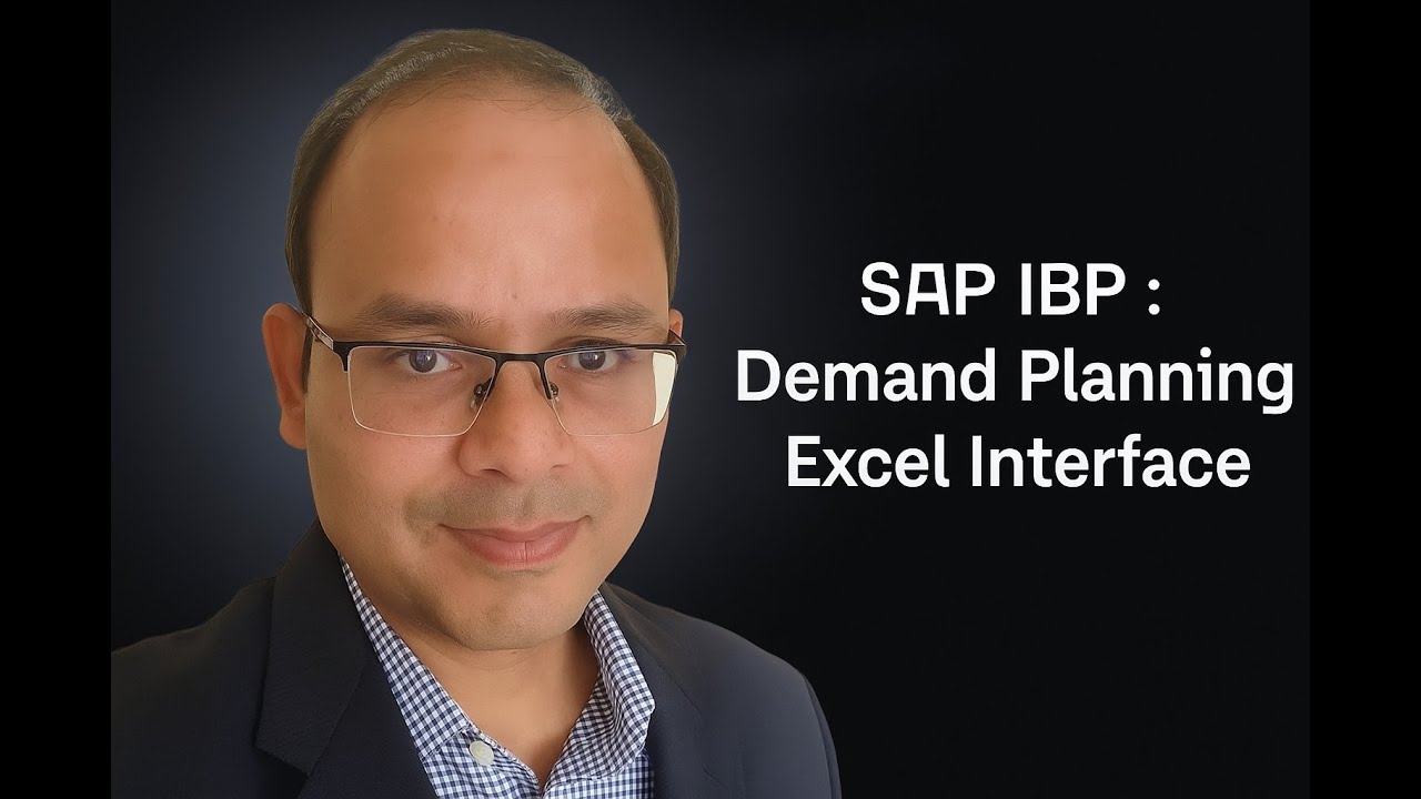 SAP IBP Tutorial - Demand Planning Excel Interface