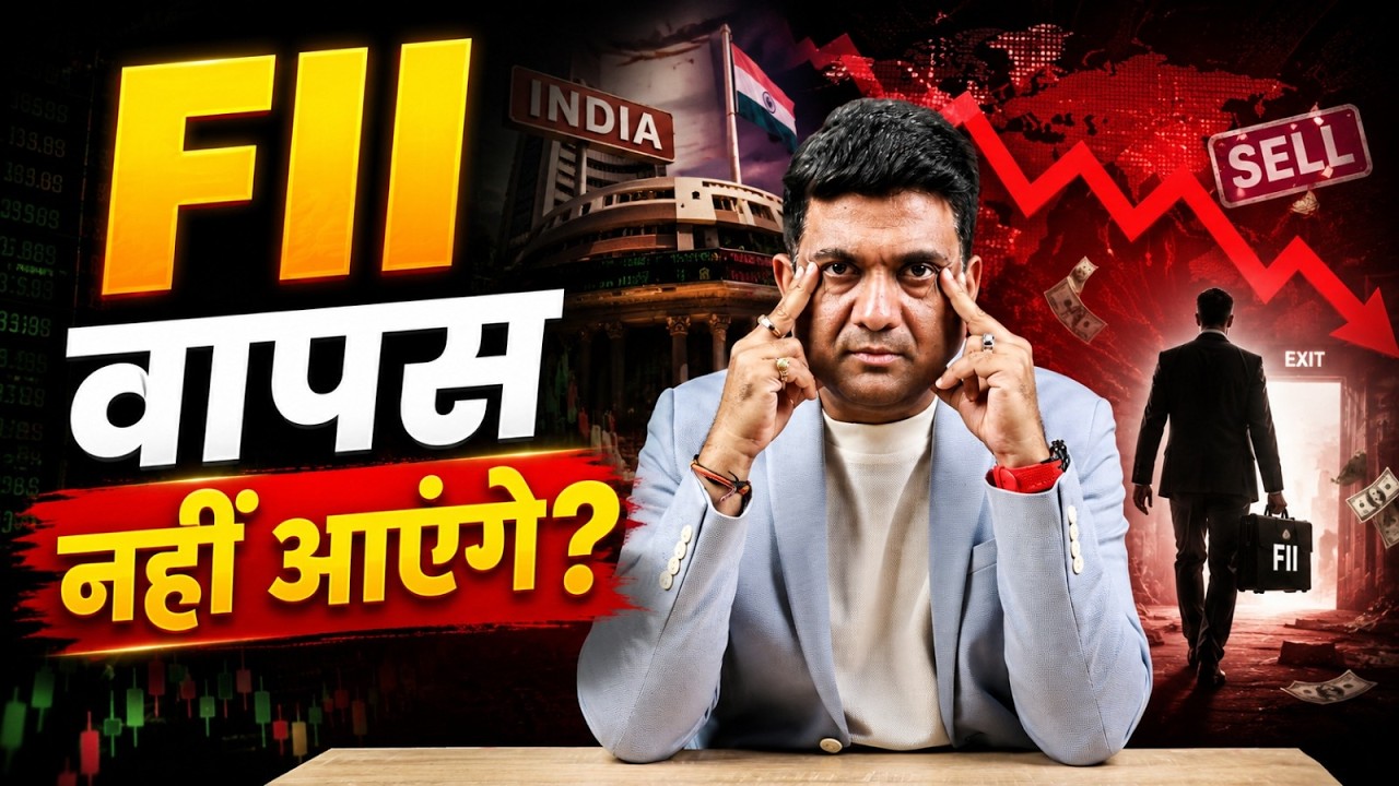 FII India से पैसा क्यों निकाल रहे हैं? | क्या Stock Market में Invest बंद कर देना चाहिए?