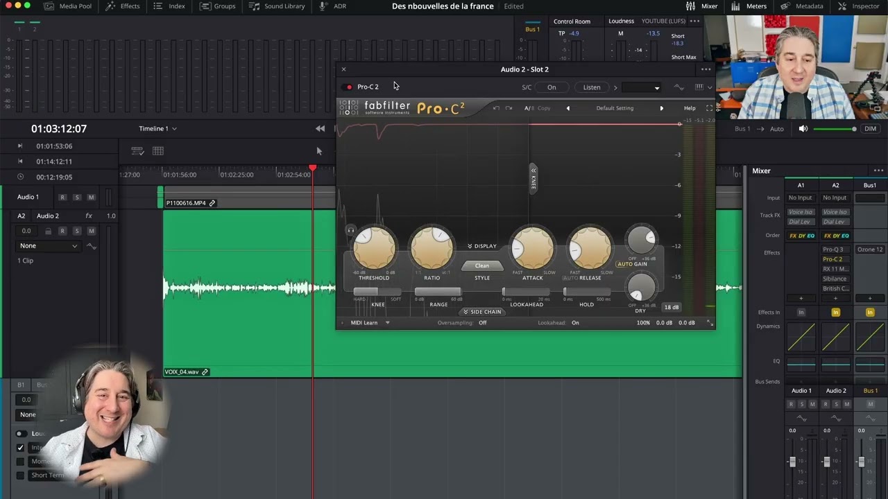 Comment je mixe la voix de mes vidéos