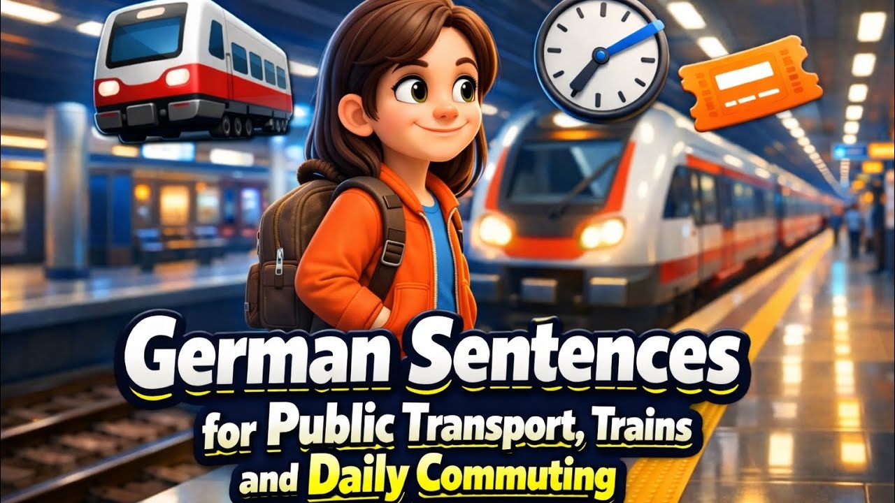 German Sentences for öffentliche Verkehrsmittel, Zug & Pendeln👍🏻👍🏻🇩🇪🇩🇪