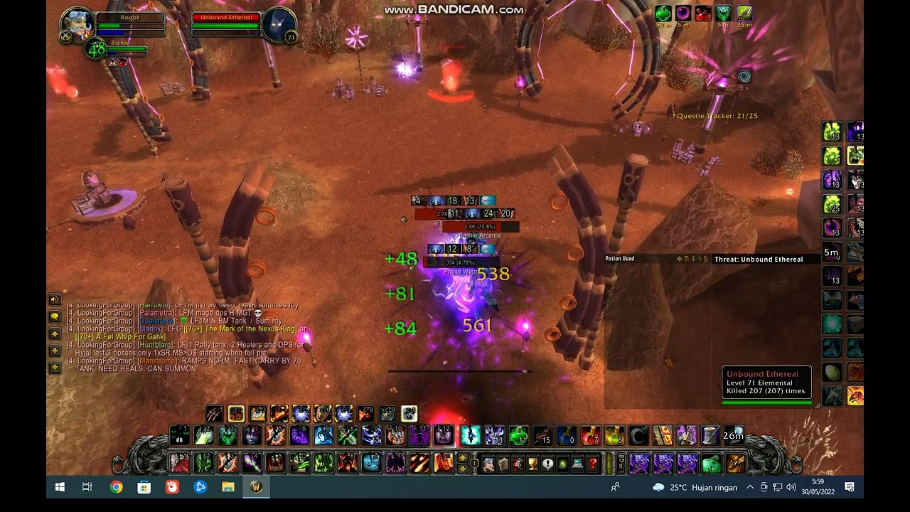 World of Warcraft TBC EZ GOLD farm with Warlock