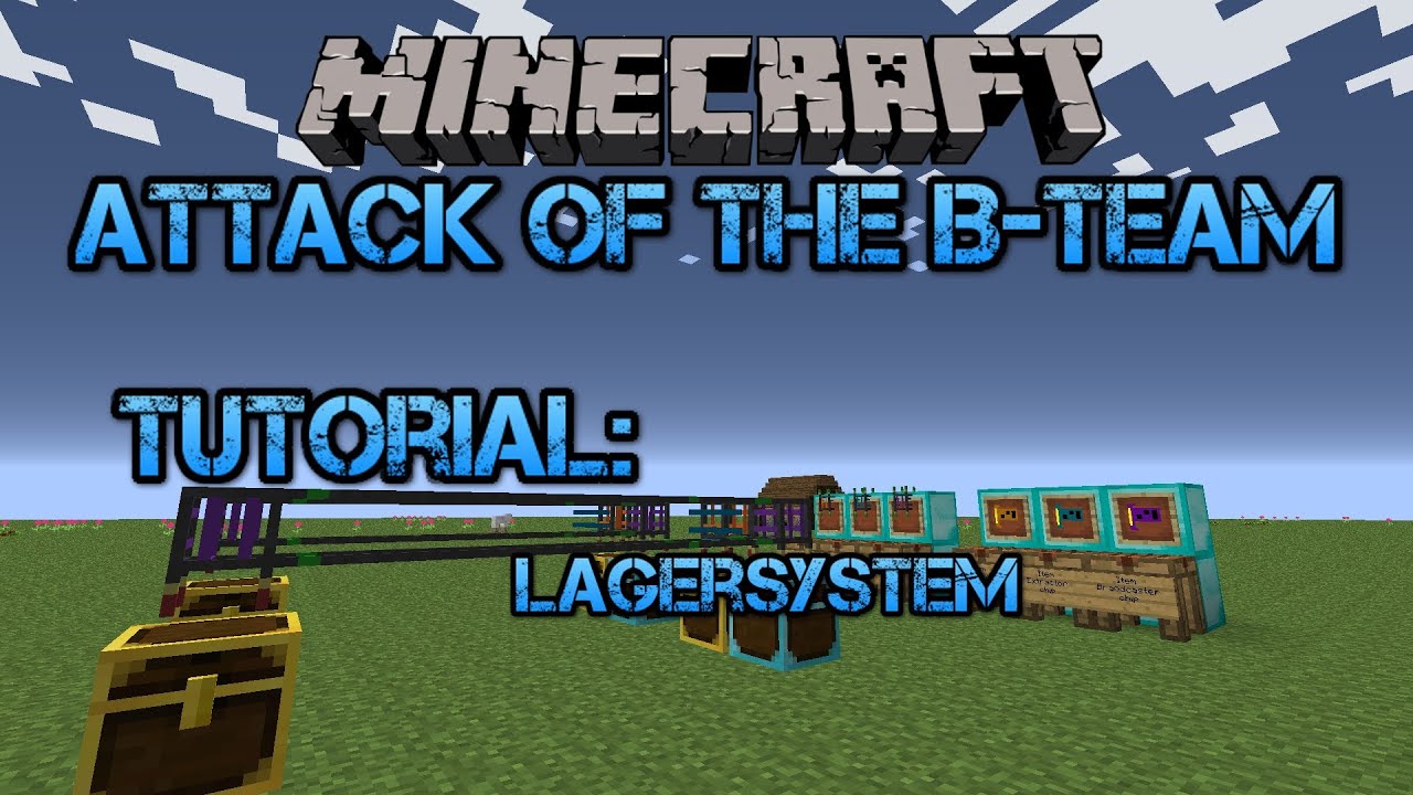 Lagersystem! Minecraft Attack of The B-Team Tutorial [Deutsch / German]