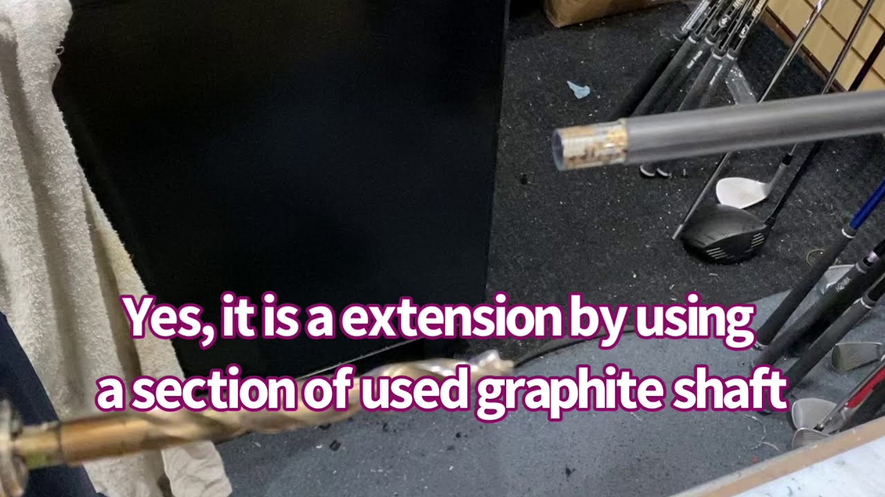 Extract Mickey Moused Golf Graphite Shaft Extension
