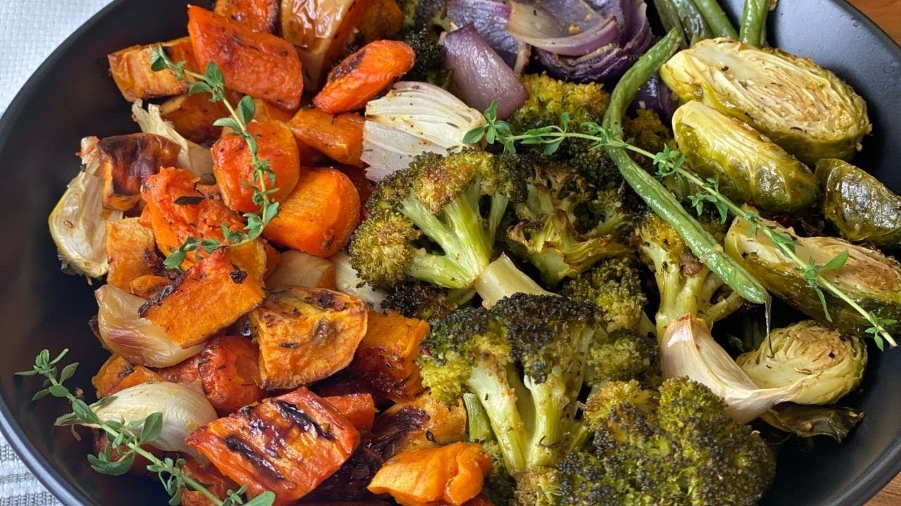 How to Roast Vegetables Even Veggie Haters Will Love! Roasted Broccoli, Garlic, Brussel Sprouts, etc