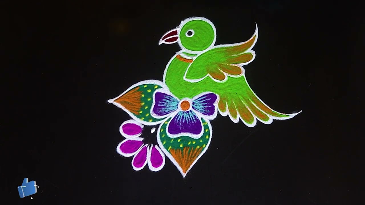 Uagdi Rangoli muggulu By AnithaRangoli|🌼rangoli || 🌺Kolam ||🌻Muggulu