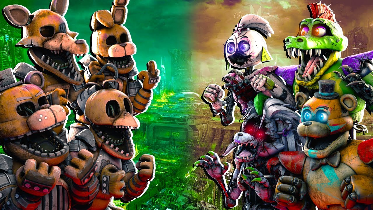 FNAF: Withered Security Breach vs Armored Animatronics