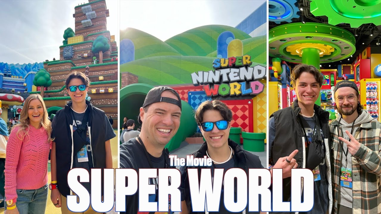 SUPER MARIO WORLD AT UNIVERSAL STUDIOS HOLLYWOOD | THE MOVIE