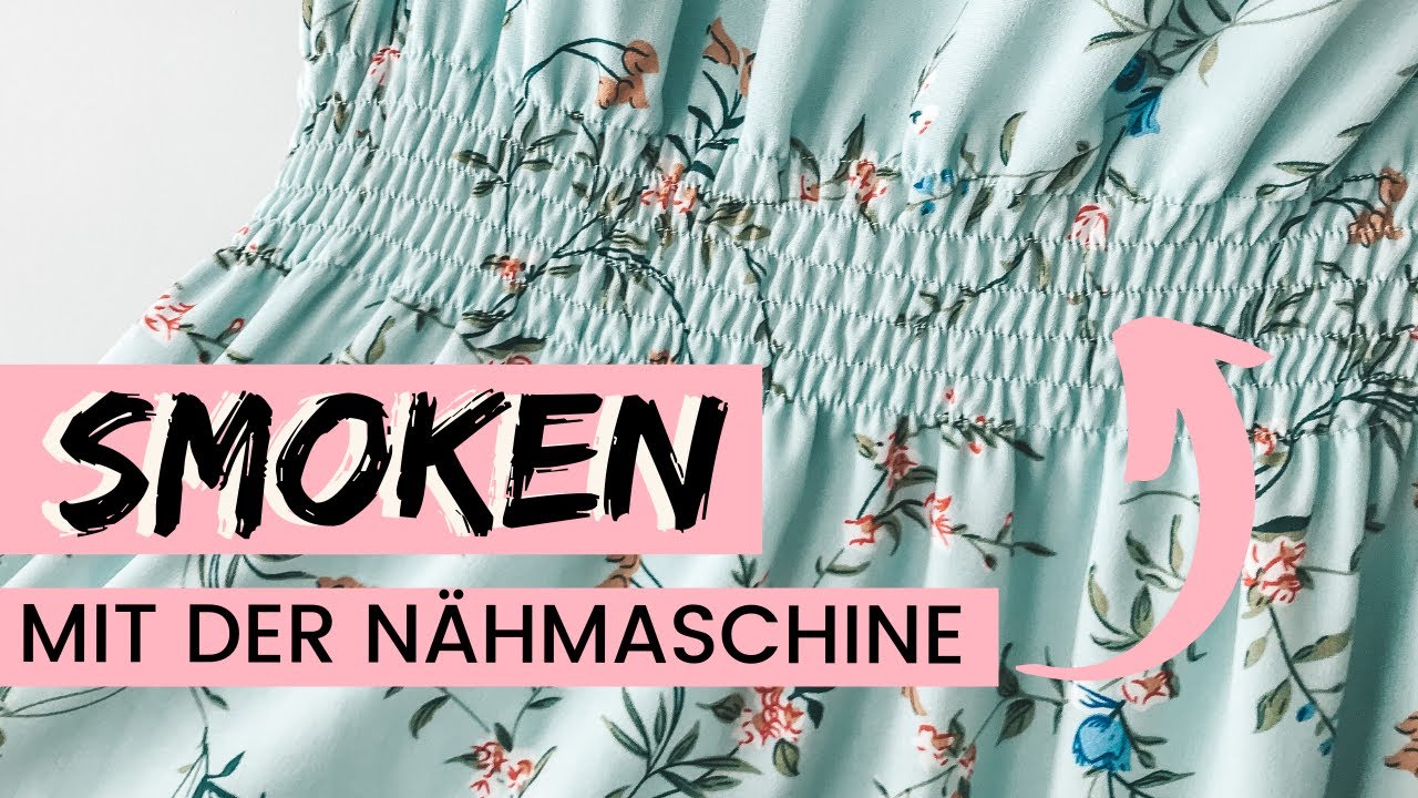 Smoken mit Gummifaden - Nähen mit Elastikfaden