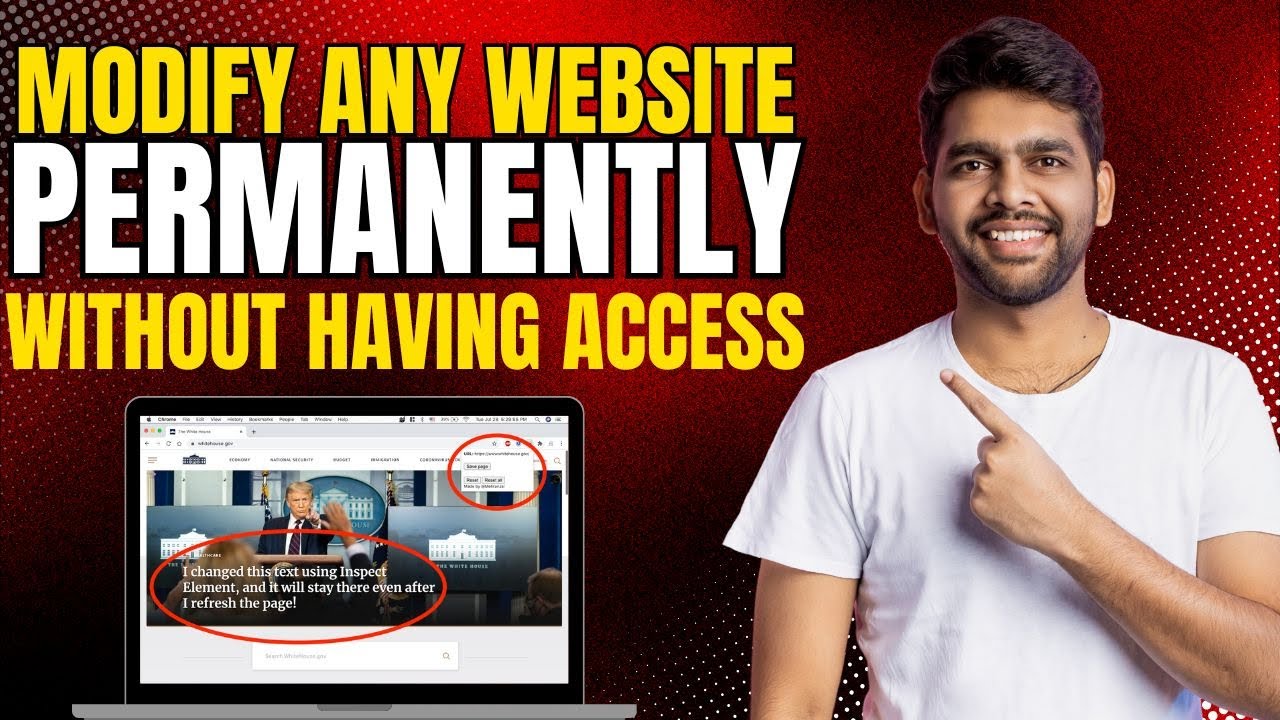 How Edit Text On Any Website Permanently Save Inspect Element Changes
