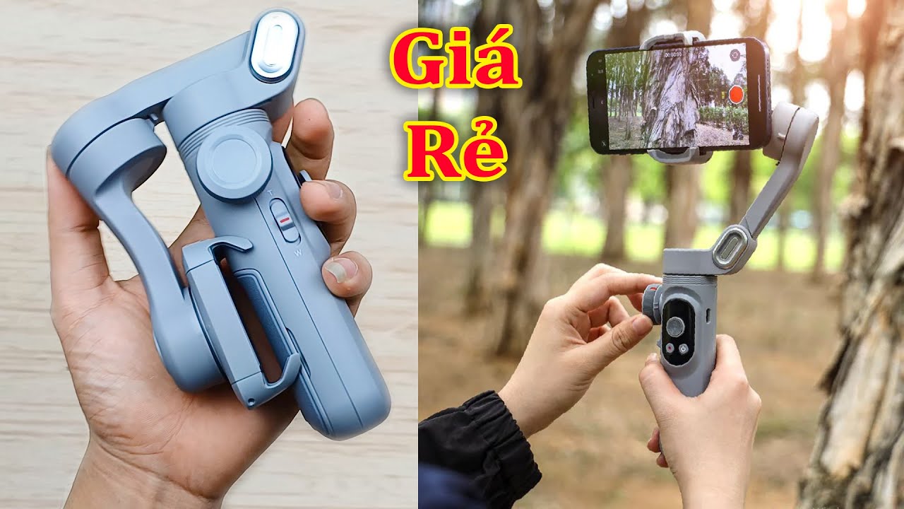 Gimbal Chống Rung Cho Điện Thoại giá rẻ này thay được pin, có đèn, sạc không dây luôn - SMART X PRO
