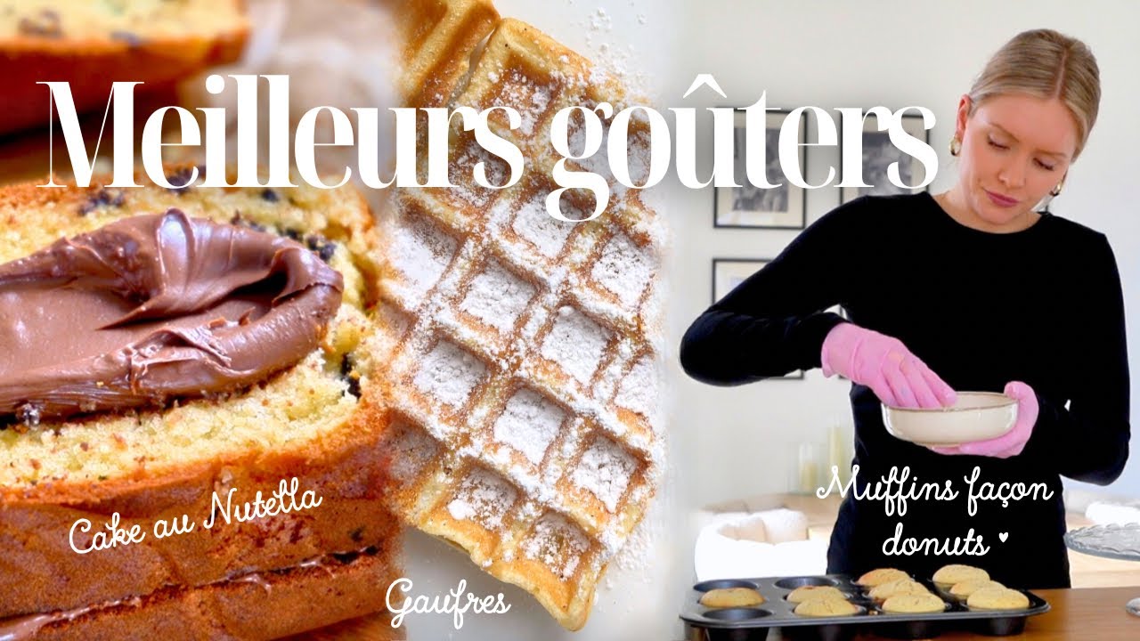 MES 5 MEILLEURES RECETTES DE GOÛTERS 🧁| Fait maison • Collations faciles et rapides à préparer