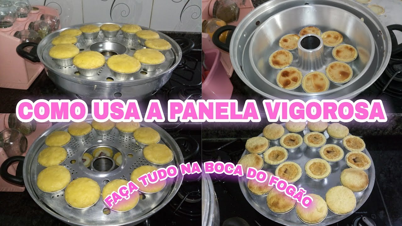 como usa a panela vigorosa para fazer receitas  na boca do fogão
