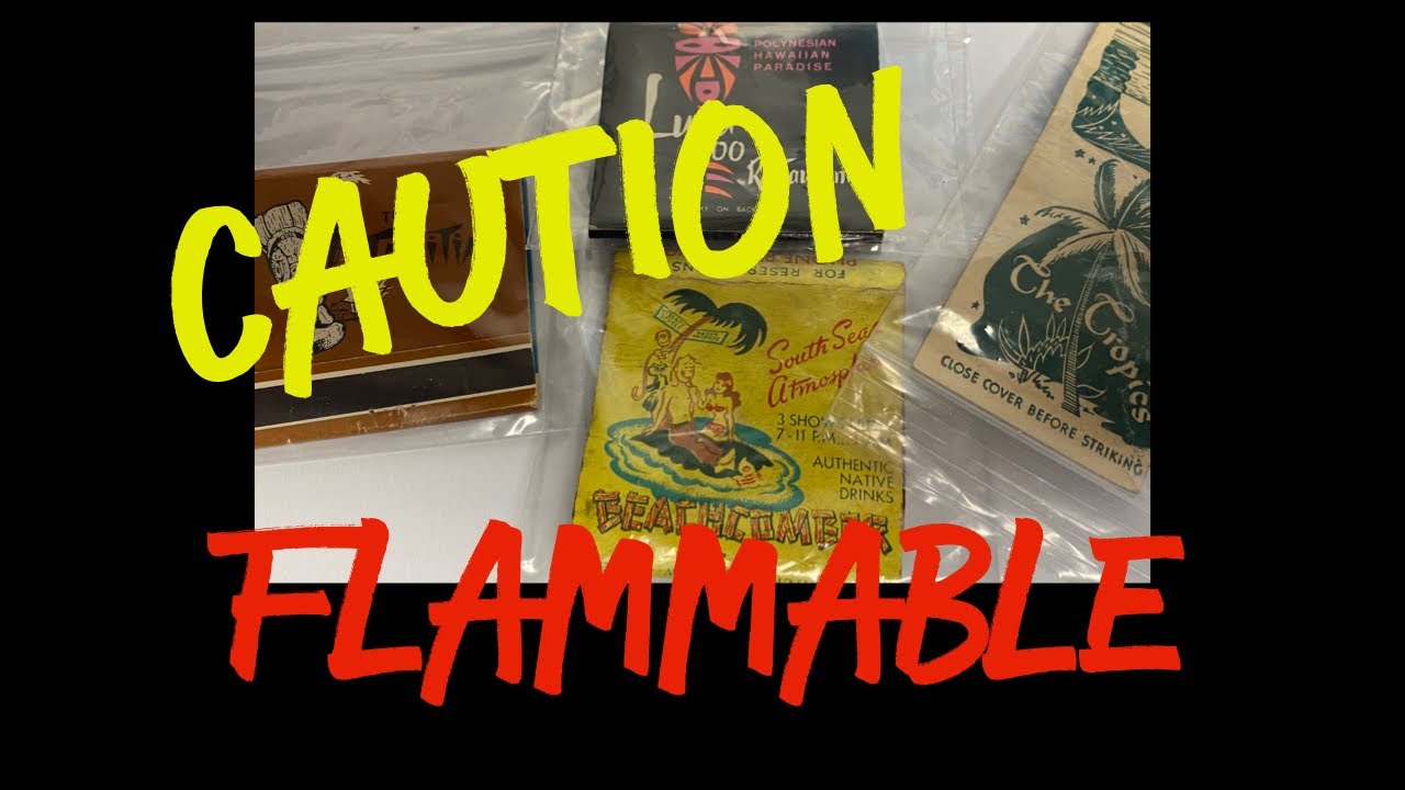 Matchbook Shipping Tips For Small Flammable Items.