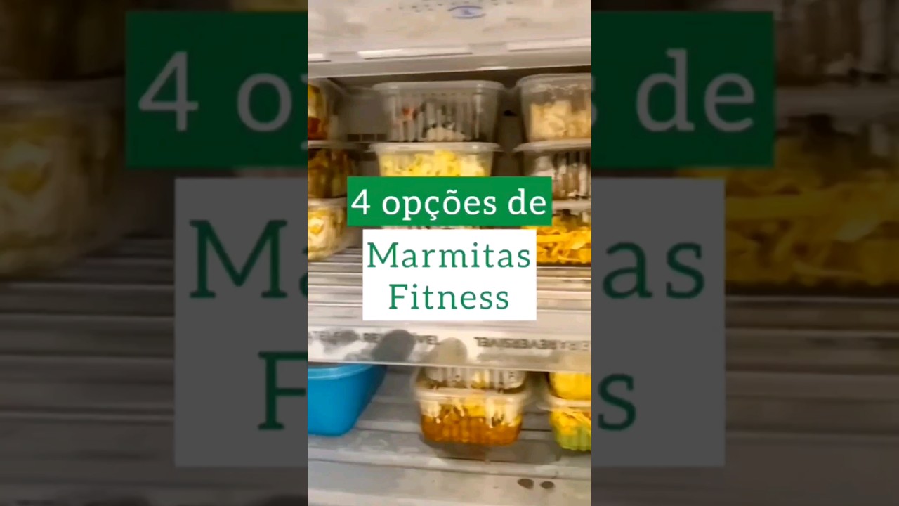 Op&ccedil;&otilde;es de Marmita Fitness #marmitasfit #marmitascongeladas #shorts