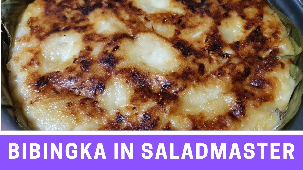 Ilocano Bibingka in SaladMaster skillet