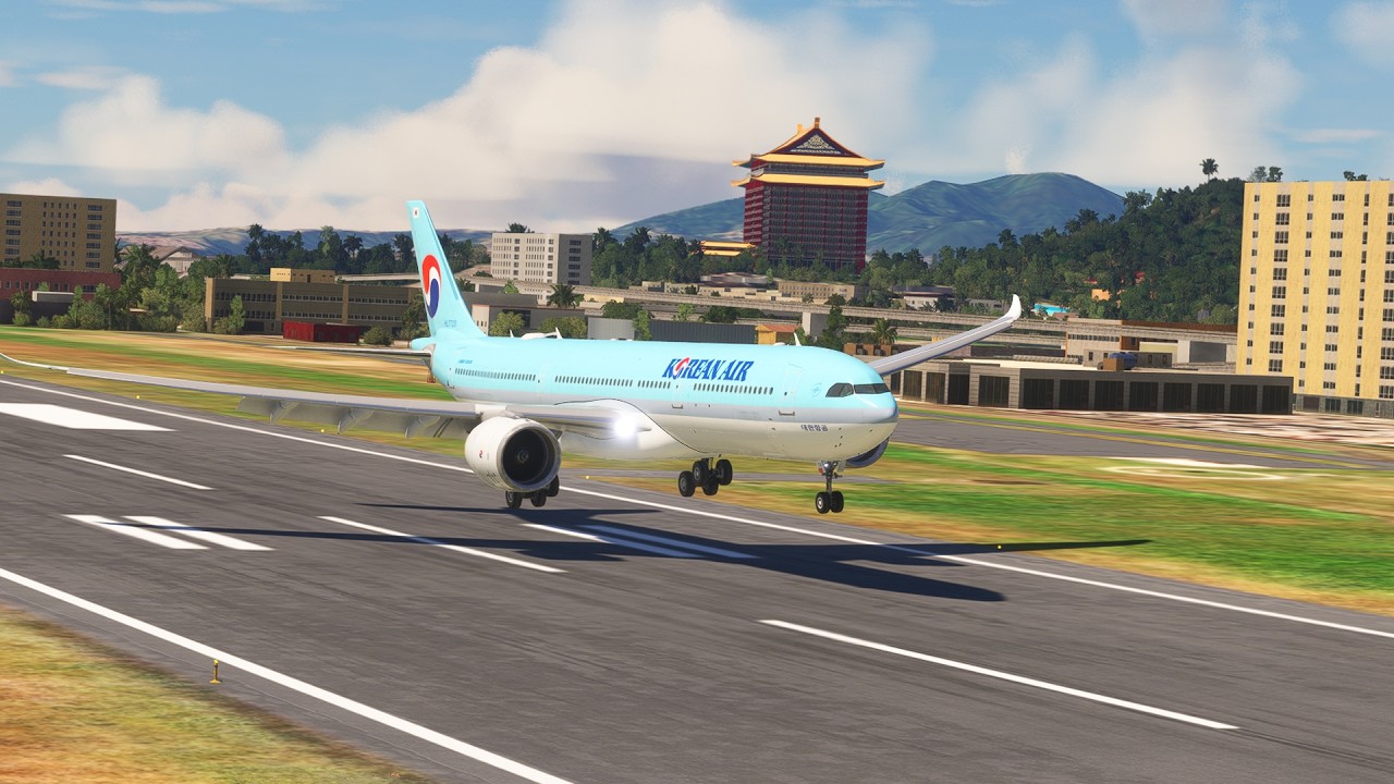 Stunning Arrival at Seongsan Airport – Korean Air ✈️🇰🇷