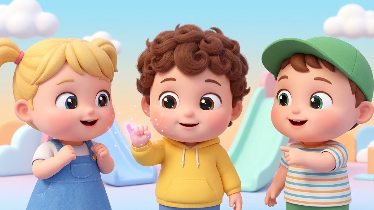 Tiny Finger Song 👆 | Finger Family Rhyme for Toddlers | Cute 3D Kids Song | Learning finger names