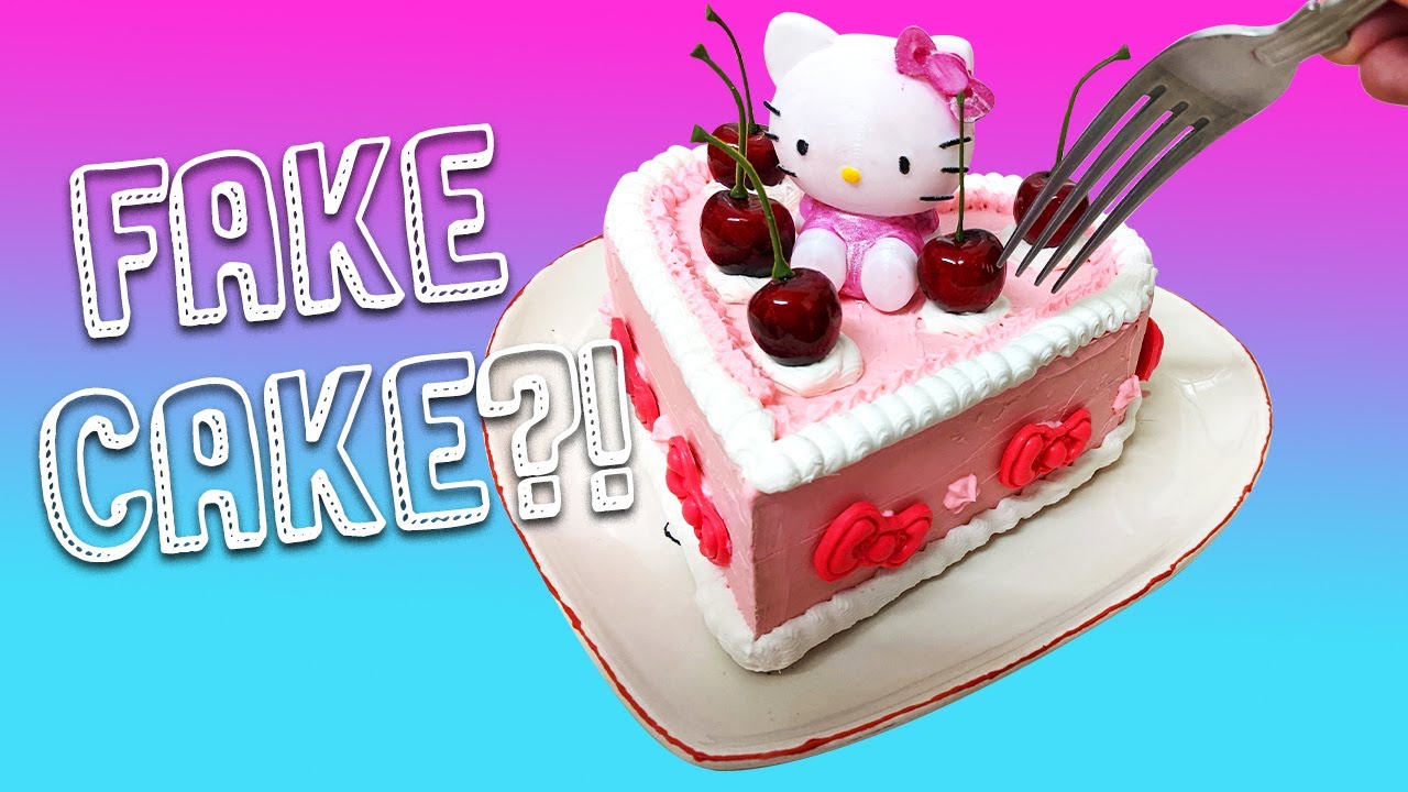 DIY Fake Cake Jewellery Box -  Hello Kitty Theme