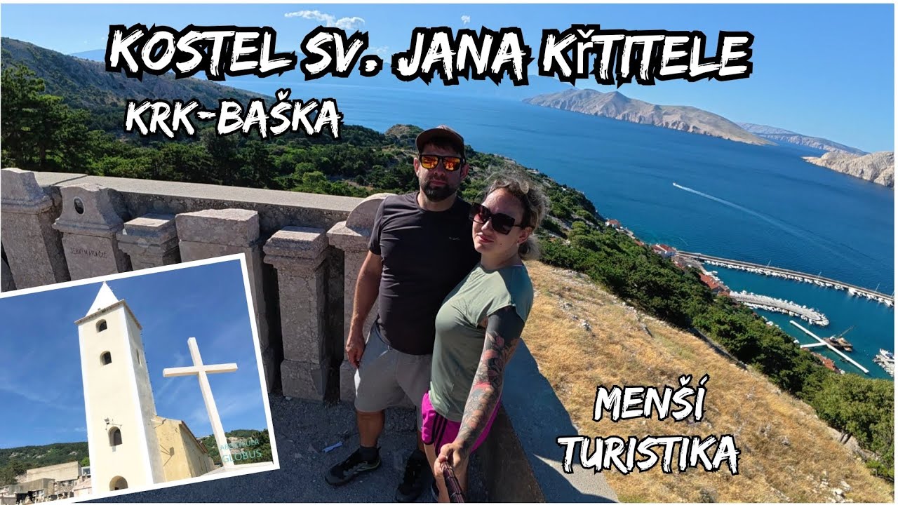 KRK-BAŠKA 🇭🇷 2025 Menší výšlap neuškodí ⛪ Kostel Sv. Jana Křtitele I NESKUTEČNÝ VÝHLED 😍