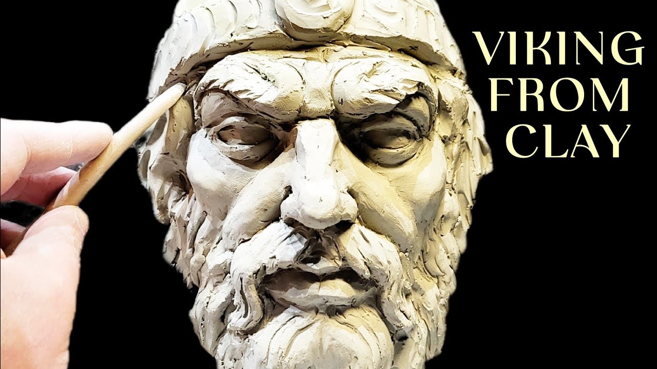 How I Sculpted a Realistic Viking in Clay (Beginner Friendly)