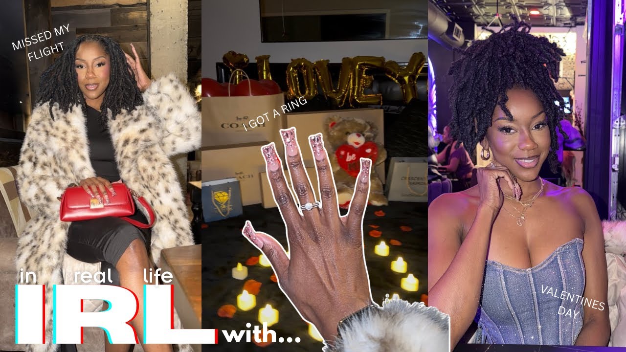 Weekly Vlog | Valentines Day, A RING? Missed my flight, Car Problems 