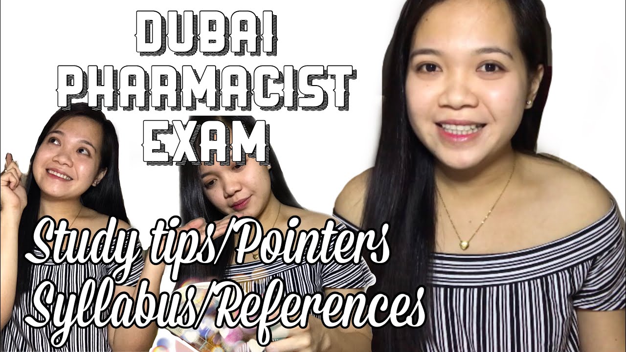 DUBAI PHARMACIST EXAM (DHA) Study Tips, Pointers, New Pattern Syllabus, Reviewer, and References